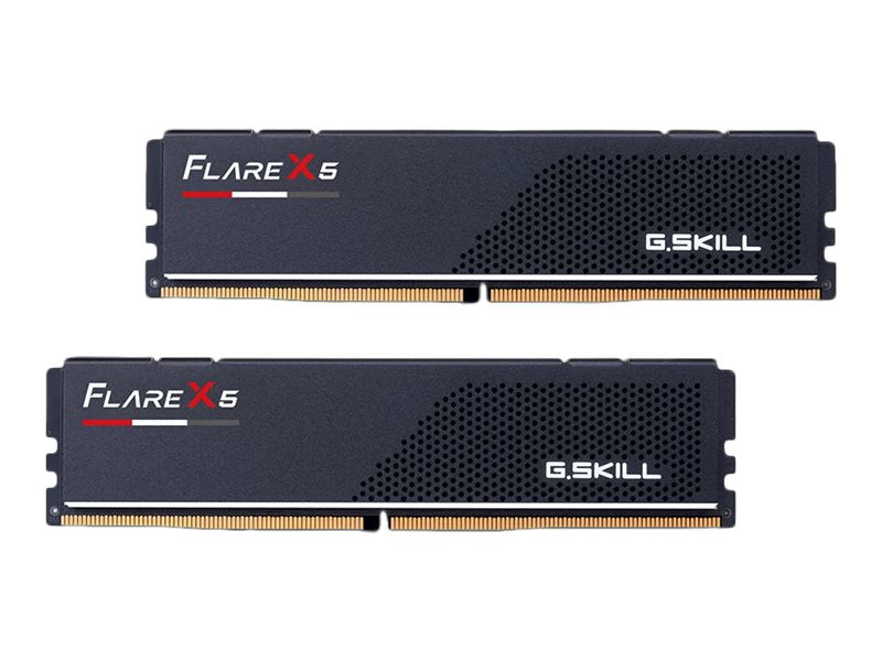 G.Skill Flare X5 DDR5 32GB Kit - 6000MHz - CL36 - Mat Sor -  fra G.Skill - nu kun 1109 kr. Hos HjemTek 