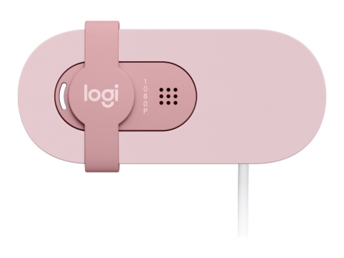 Logitech Brio 100 Full HD Webcam Rose -  fra Logitech - nu kun 369 kr. Hos HjemTek 