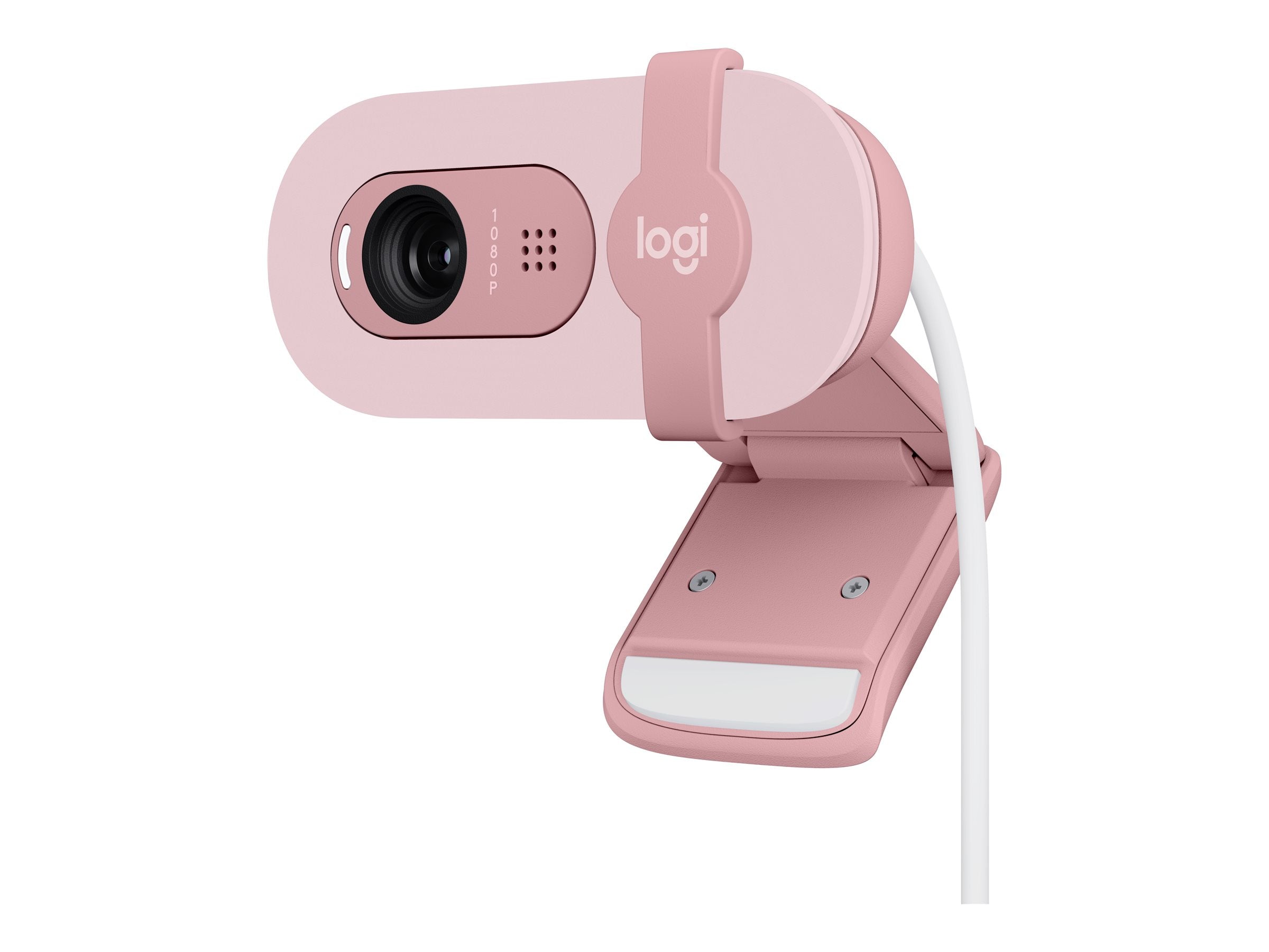 Logitech Brio 100 Full HD Webcam Rose -  fra Logitech - nu kun 369 kr. Hos HjemTek 