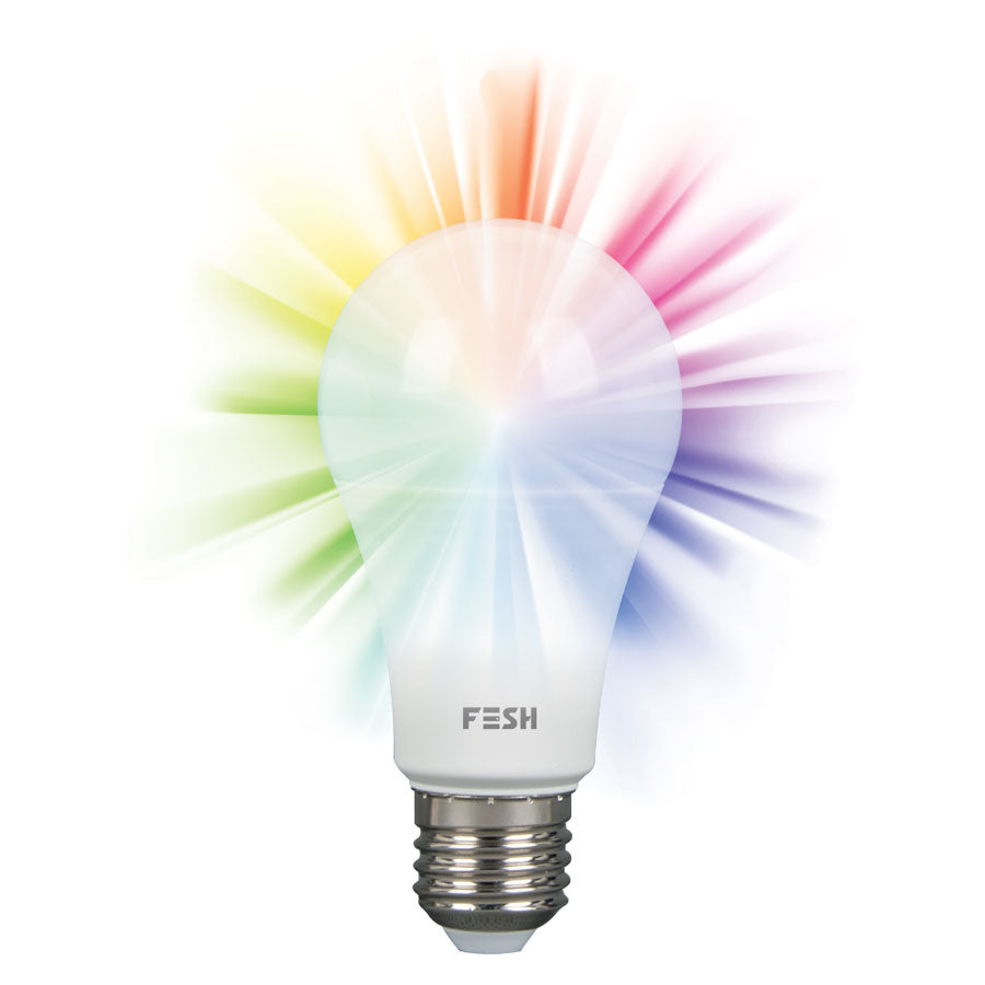 FESH Smart E27 9 W Pære Multicolor -  fra Fesh - nu kun 149 kr. Hos HjemTek 