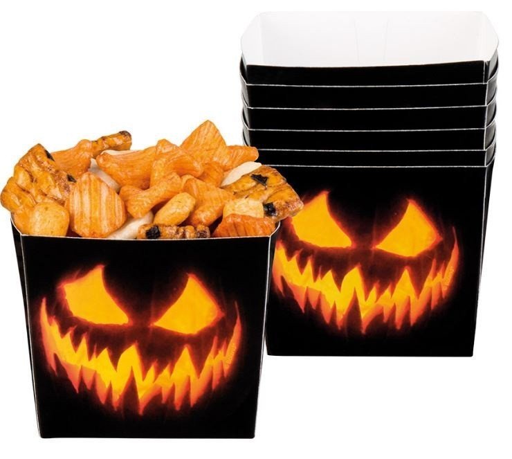 6 stk Boland Creepy Pumkin Festbox 13 cm - HjemTek