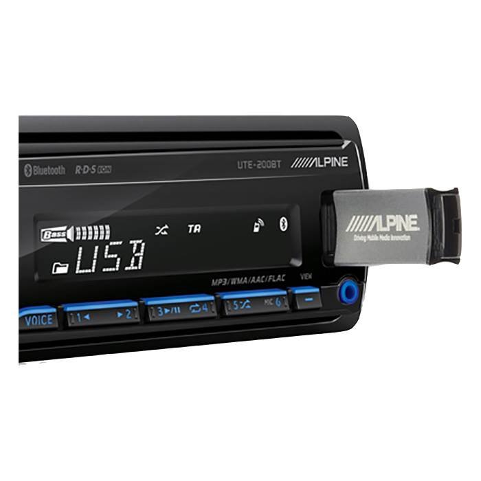 ALPINE UTE-200BT TUNER/IPOD BLUETOOTH 2 LINE OUT - HjemTek