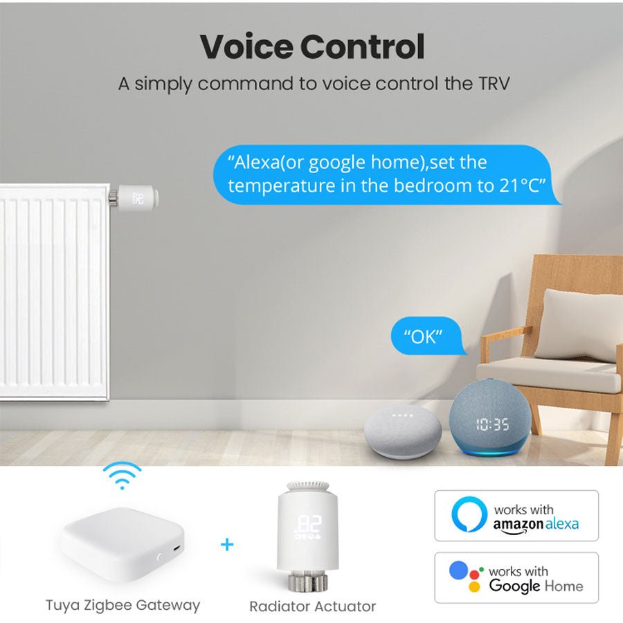 Avatto Smart Zigbee Radiator Termostat - HjemTek