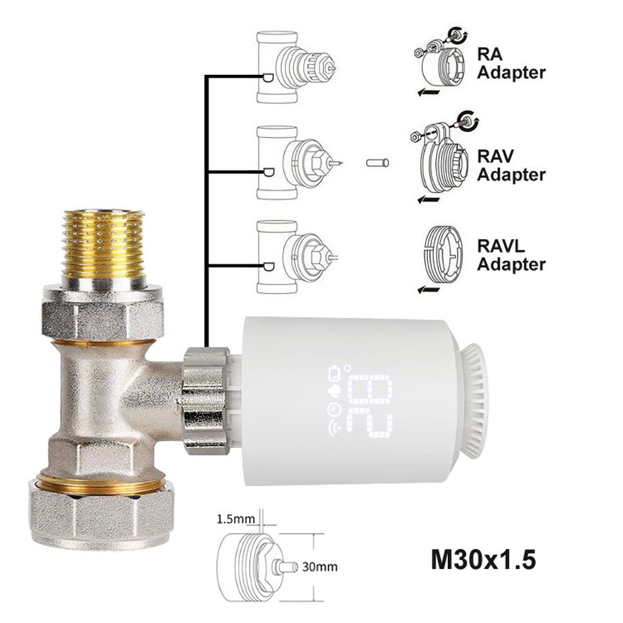 Avatto Smart Zigbee Radiator Termostat - HjemTek