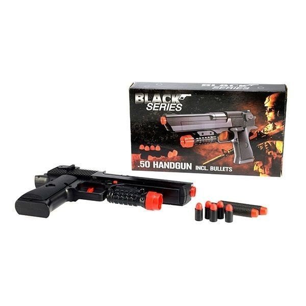 Black Serie Soft Gun Med Skum Patroner - HjemTek