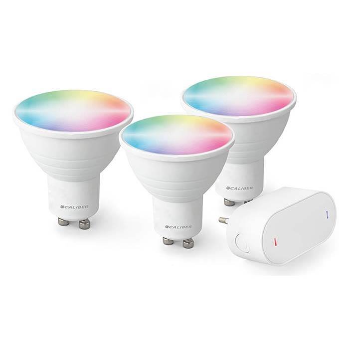 CALIBER GU10 SMART HOME STARTER PACK LED-PÆRER - HjemTek