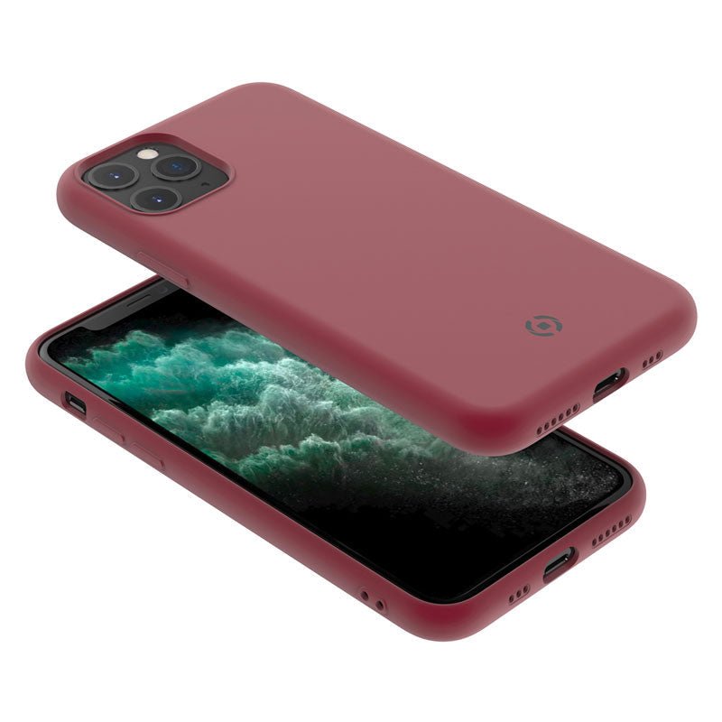 Celly Leaf iPhone 11 Pro TPU Cover, Rød - HjemTek