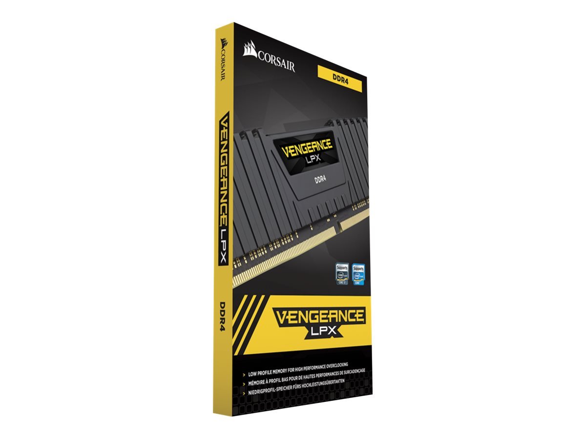 CORSAIR Vengeance LPX DDR4 16GB Kit - 3200MHz CL16 - Sort - HjemTek