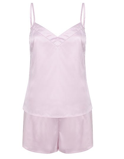 Dame Satin Cami Kort pyjamas - HjemTek