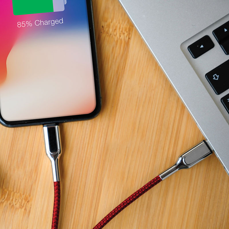 Forever Core 1,5m Mfi USB-C til Lightning Kabel, Rød -  fra Forever - nu kun 219 kr. Hos HjemTek 