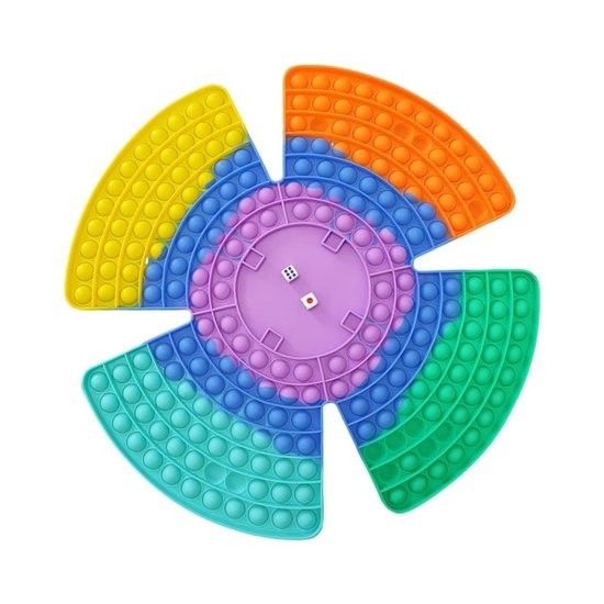 Kæmpe Pop It Spil XXL Rainbow 40CM -  fra EGK - nu kun 249 kr. Hos HjemTek 