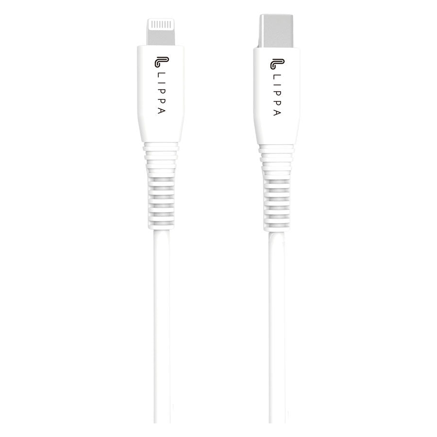 Lippa USB-C til MFi kabel 1m, Hvid -  fra Lippa - nu kun 139 kr. Hos HjemTek 