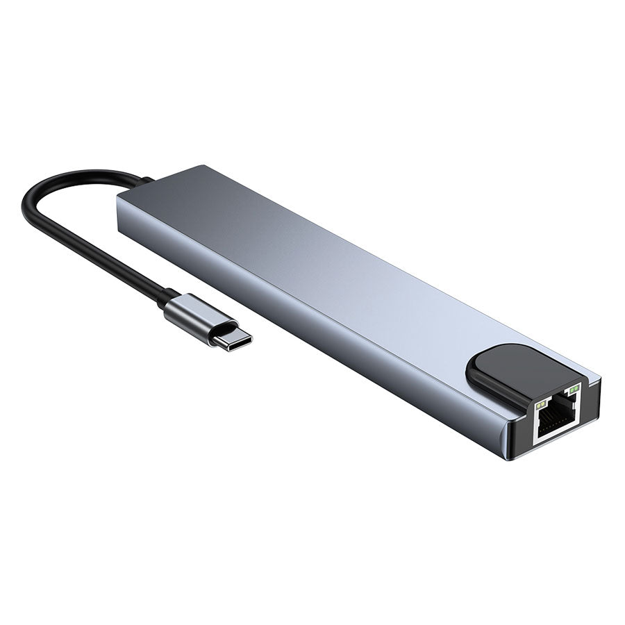 Lippa 8-in-1 87W USB-C PD 4K HDMI & Ethernet Hub -  fra Lippa - nu kun 419 kr. Hos HjemTek 