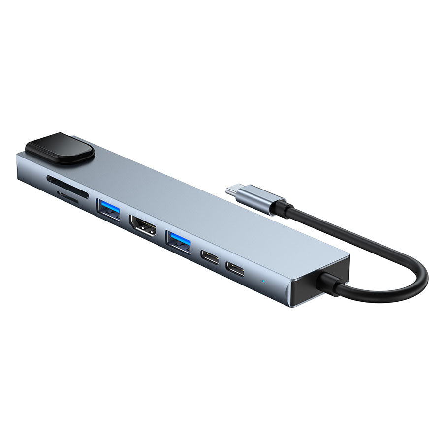 Lippa 8-in-1 87W USB-C PD 4K HDMI & Ethernet Hub -  fra Lippa - nu kun 419 kr. Hos HjemTek 