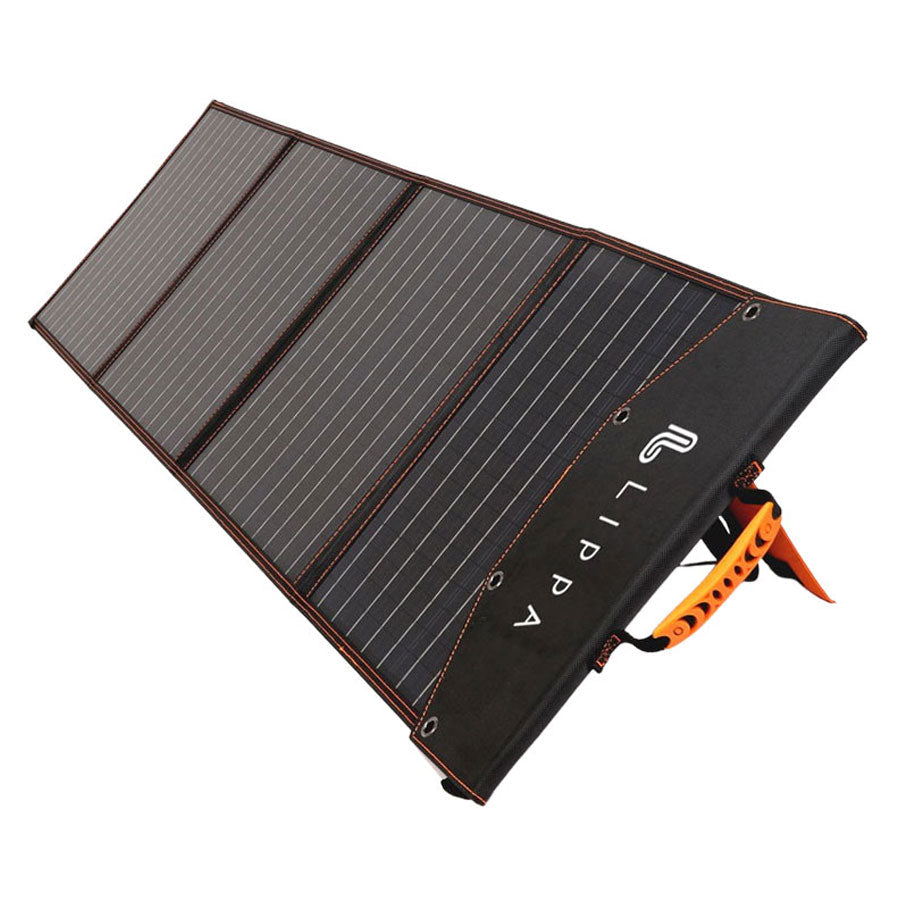 Lippa Solcellepanel 100W, Sort -  fra Lippa - nu kun 1819 kr. Hos HjemTek 