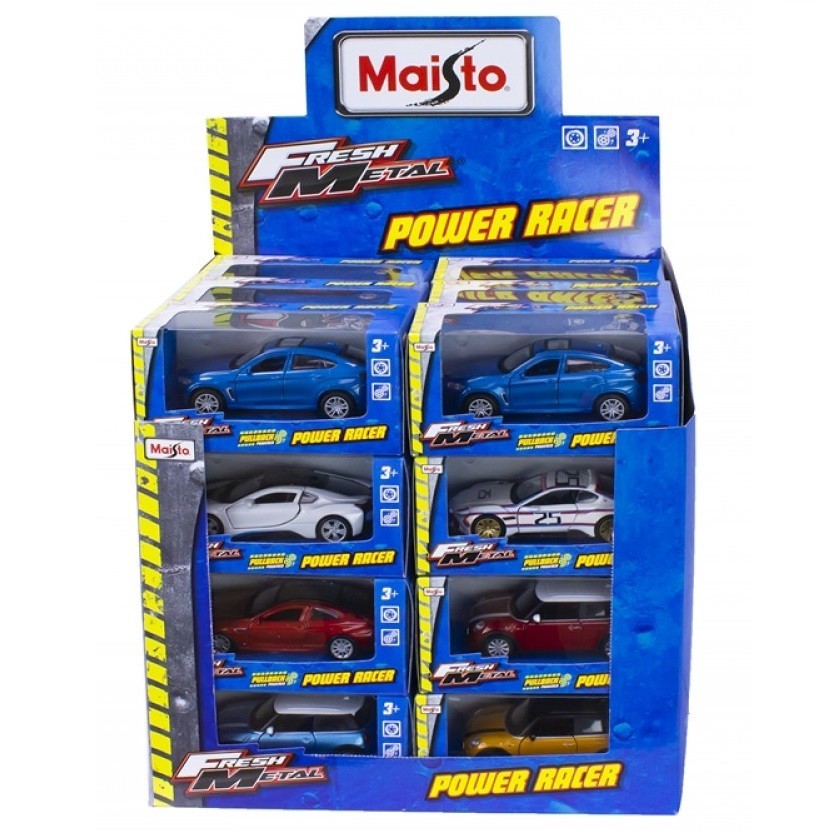 Power Racer Pullback Fresh Metal Bil -  fra EGK - nu kun 99 kr. Hos HjemTek 