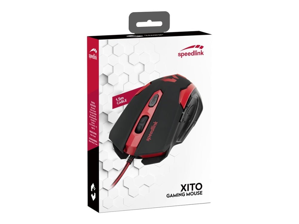 SPEEDLINK XITO Gaming Mouse, black-red - HjemTek