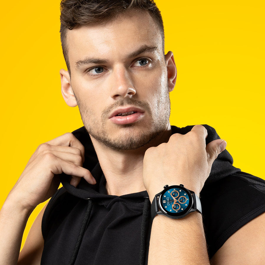 Niceboy GTR Smartwatch, Sort -  fra Niceboy - nu kun 719 kr. Hos HjemTek 